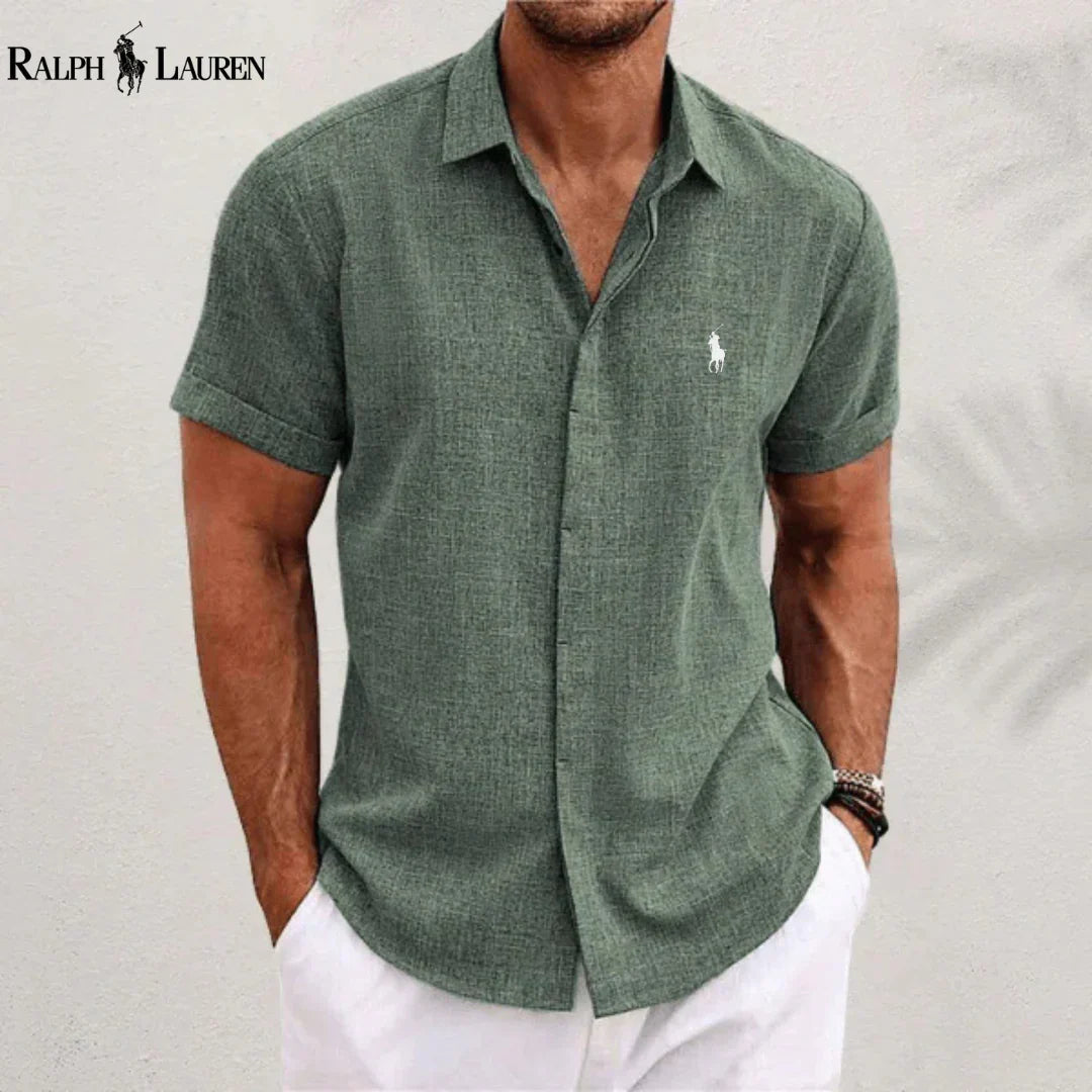 Camicia Premium Classic Fit - Verde scuro