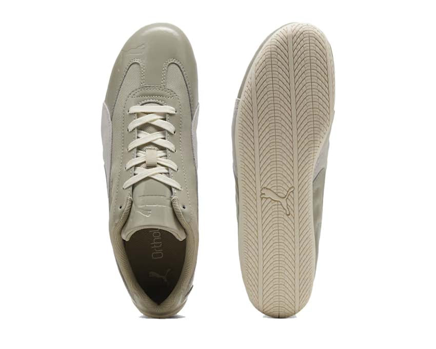 Scarpe sportive in pelle verniciata grigio ciottolo