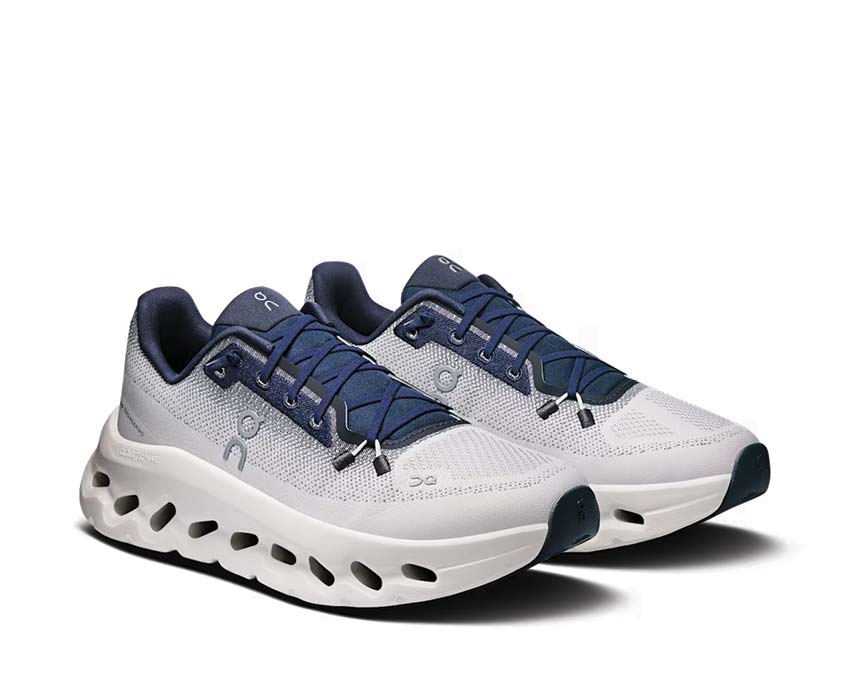 Sneaker running grigio-blu con suola ammortizzata