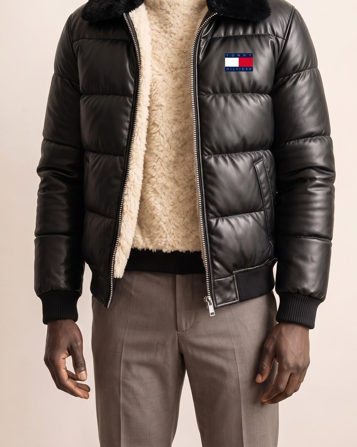 Struttura e proporzioni di TH - Giacca Patrick con fodera in pile caldo 🔥 Stile moderno