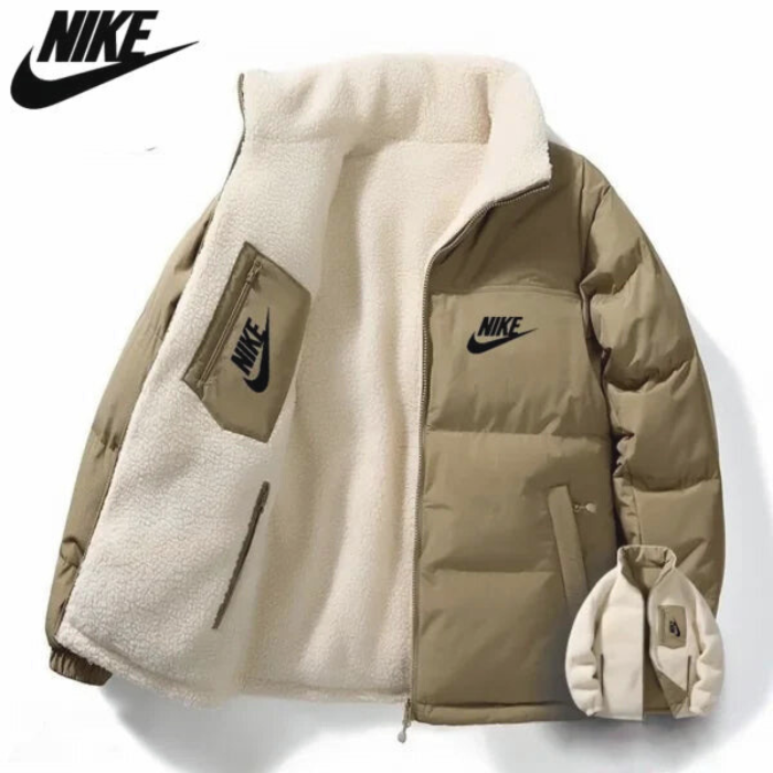 Giacca Puffer Reversibile con Interno in Sherpa – Comfort Invernale