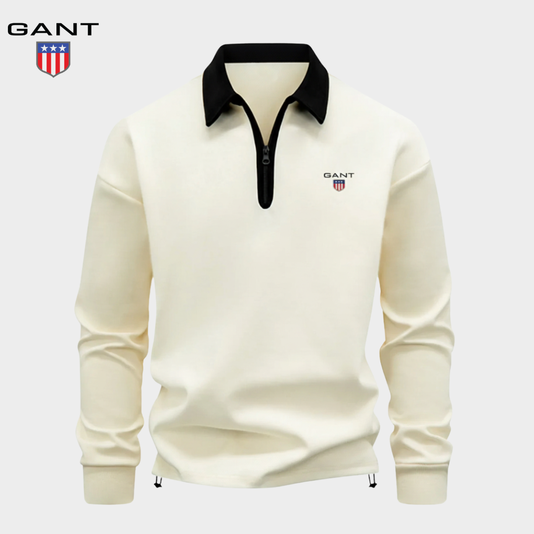 GANT™ Maglione in Maglia con Zip Premium