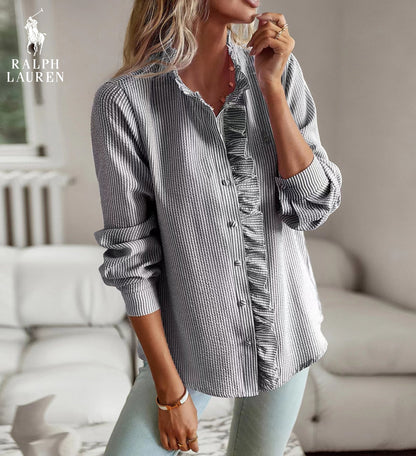 RL™ Camicia Casual Premium Donna con Volant