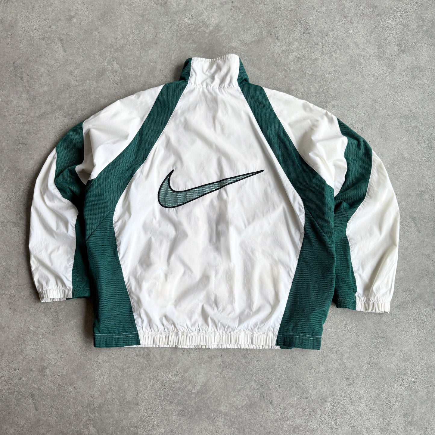 Giacca a vento leggera ricamata swoosh NK Air anni '90