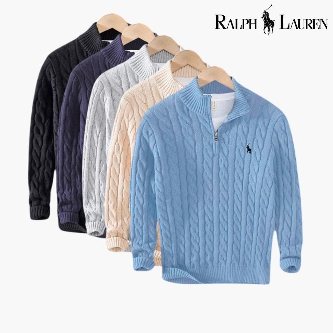 Maglione a Treccia Heritage – Fit Premium