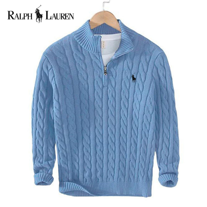 Maglione da Uomo in Maglia Cable-Knit Premium – Fit Moderno, Morbido e Versatile