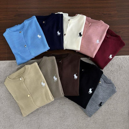 Cardigan Donna in Maglia Morbida con Bottoni