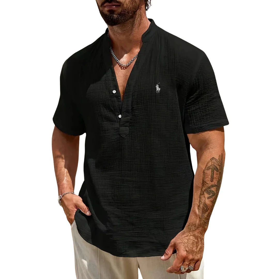 Camicia Casual Scollo a V