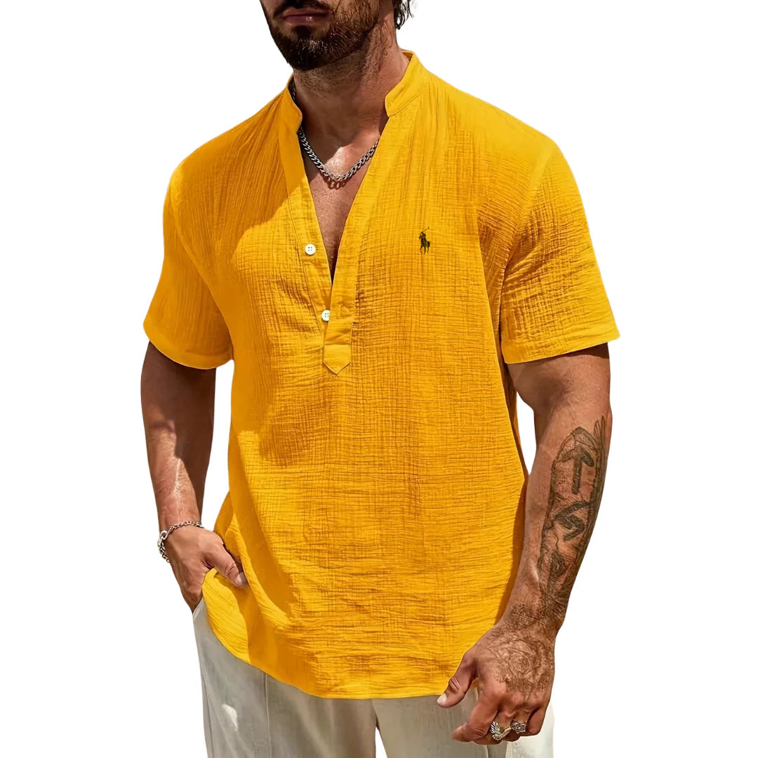 Camicia Casual Scollo a V