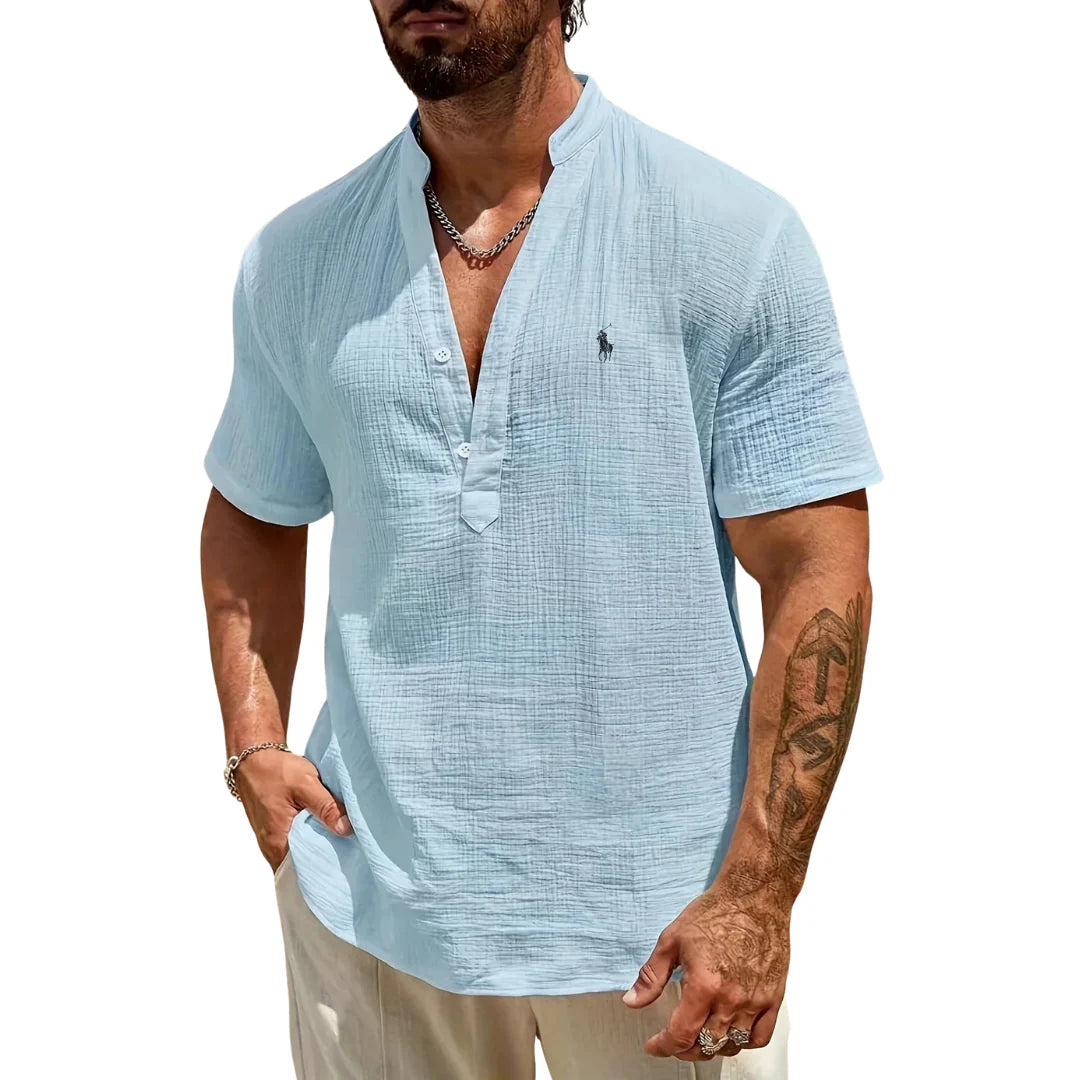 Camicia Casual Scollo a V