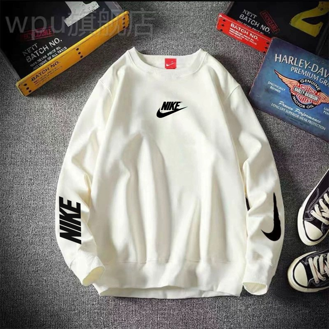 NK™ Premium Minimalist Athletic Crewneck Sweatshirt