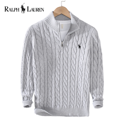 Maglione da Uomo in Maglia Cable-Knit Premium – Fit Moderno, Morbido e Versatile