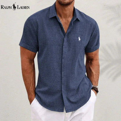 Camicia Premium Classic Fit - Blu scuro