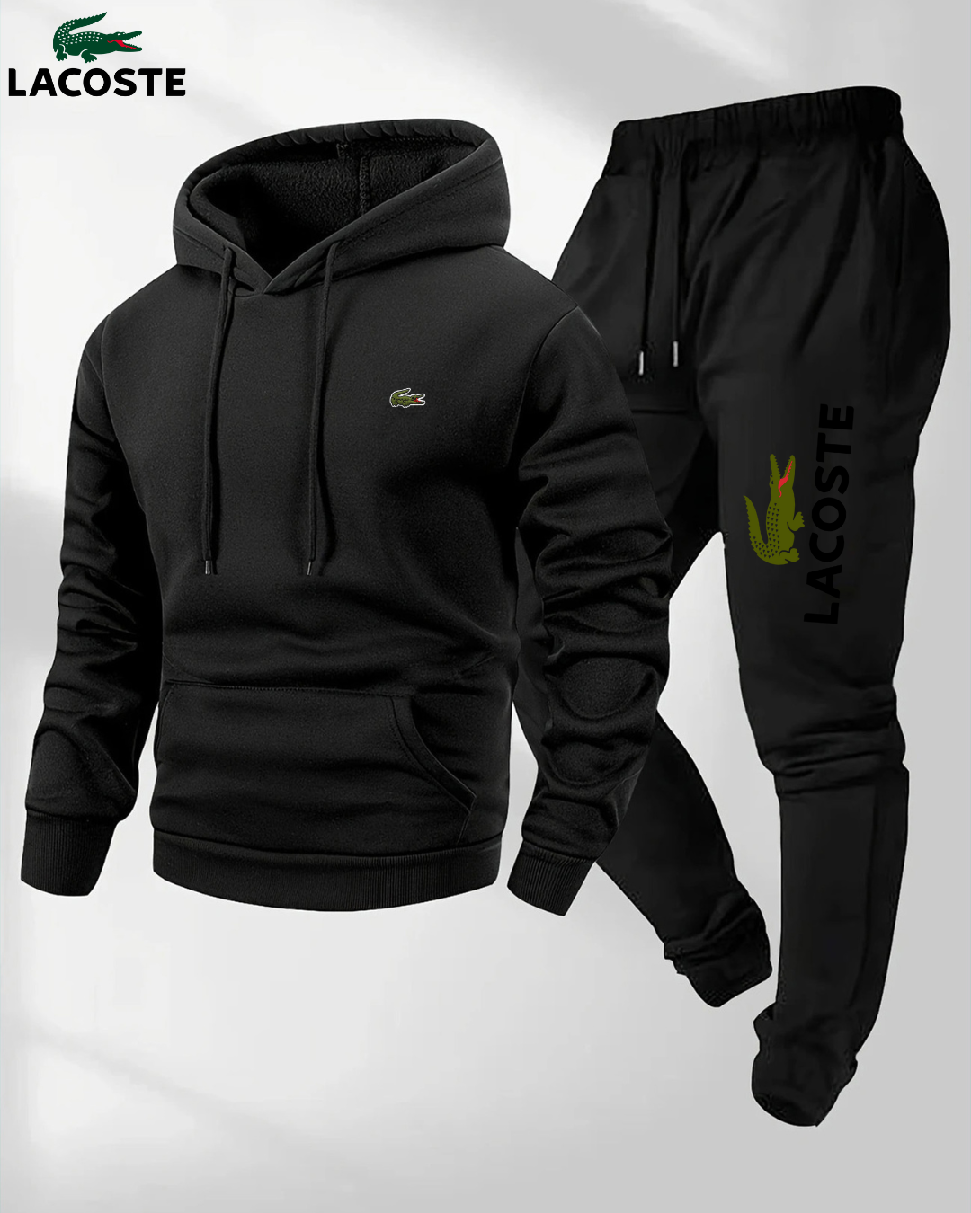 Set di Tuta con Felpa e Pantaloni Jogger da Uomo