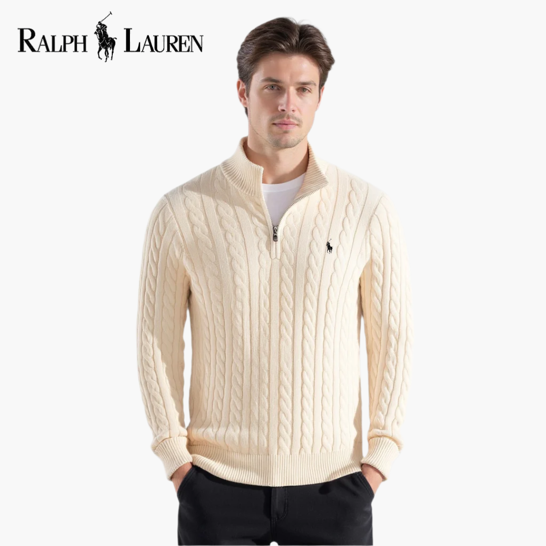 Maglione a Treccia Heritage – Fit Premium