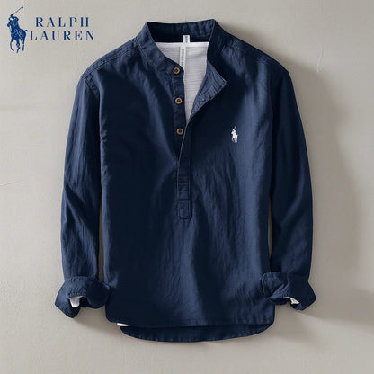 Camicia in Lino Mandarino