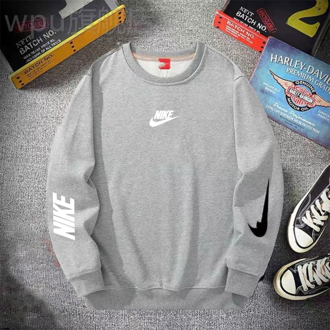 NK™ Premium Minimalist Athletic Crewneck Sweatshirt