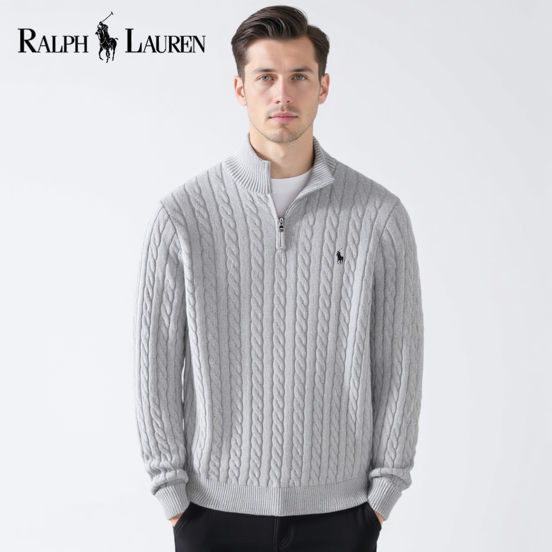 Maglione a Treccia Heritage – Fit Premium