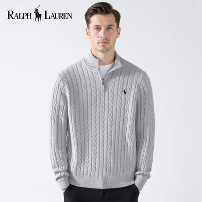 Maglione da Uomo in Maglia Cable-Knit Premium – Fit Moderno, Morbido e Versatile