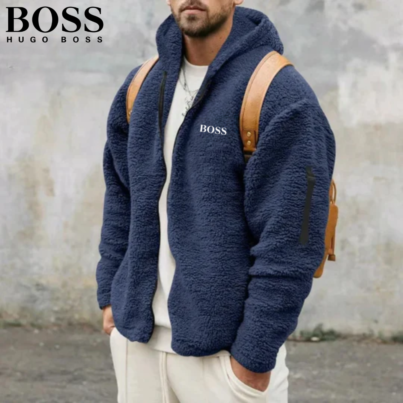 Giacca in Sherpa Invernale con Zip || Saldi