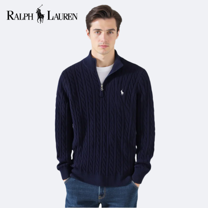 Maglione a Treccia Heritage – Fit Premium