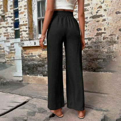 Pantaloni Casual a Colore Unito