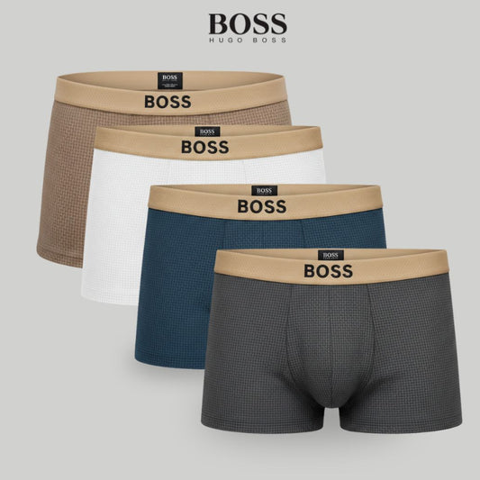 Boxer Briefs in Maglia Waffle (Set di 4)