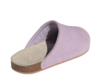 Ciabatte in gomma colore prugna polverosa