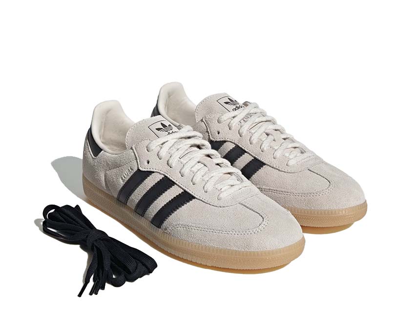 Scarpe da ginnastica classiche in pelle bianca gesso