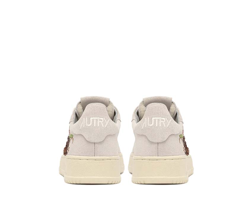 Scarpe da ginnastica basse da donna con motivo floreale