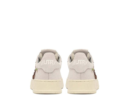 Scarpe da ginnastica basse da donna con motivo floreale