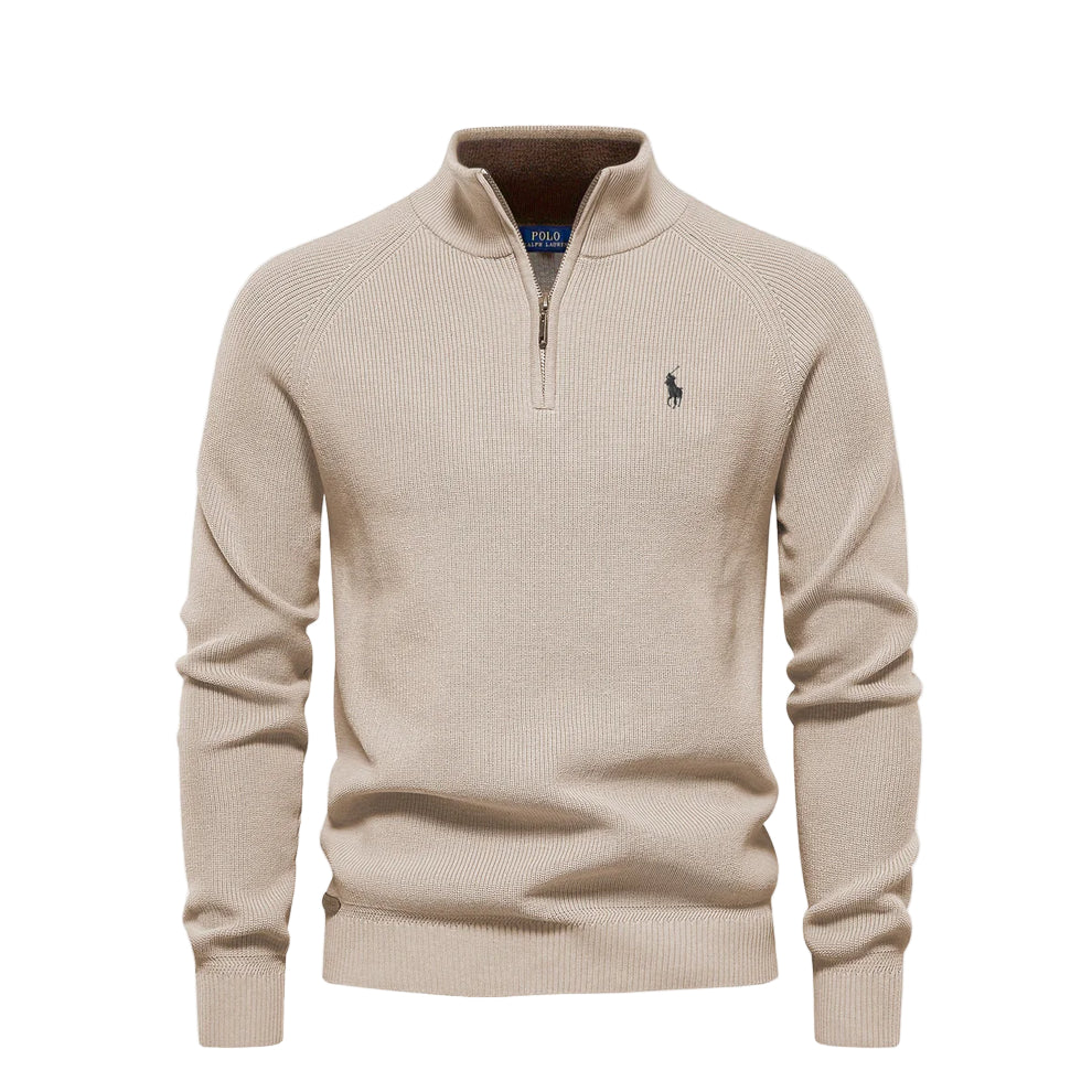 Ralph Lauren | Maglione con zip a metà Black Friday -70% DI SCONTO