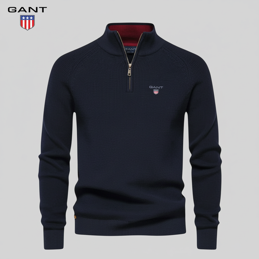 GANT™ Maglione Premium a Mezzo Zip
