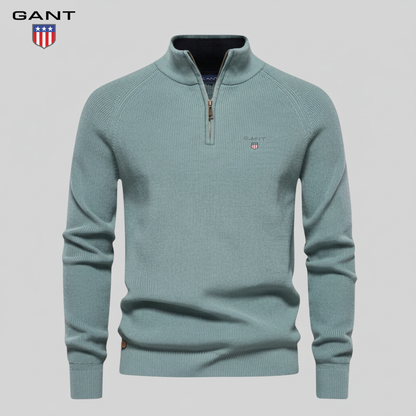 GANT™ Maglione Premium a Mezzo Zip