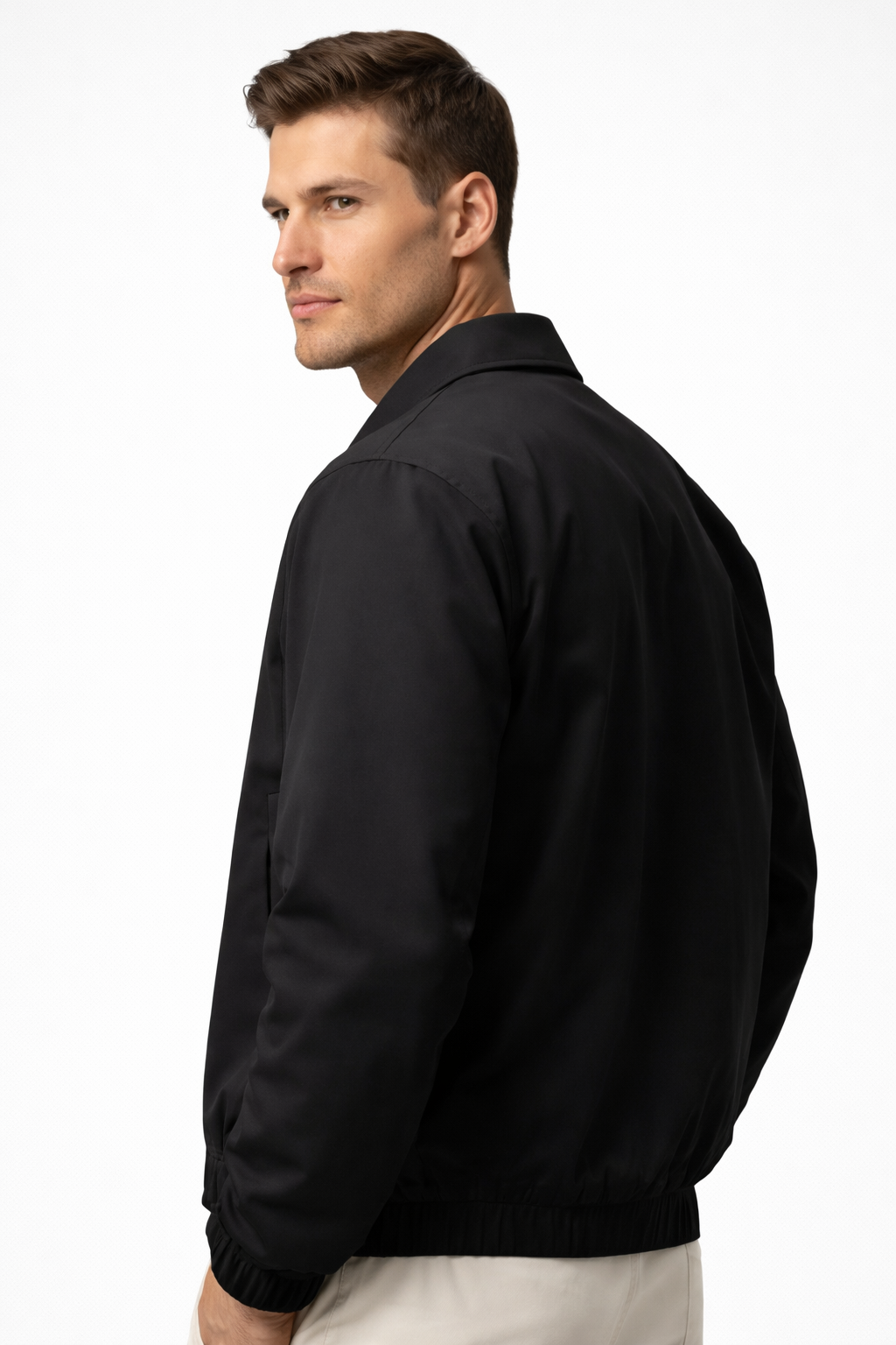 Giacca Zip-Up Classica da Uomo Ralph Lauren – Nera