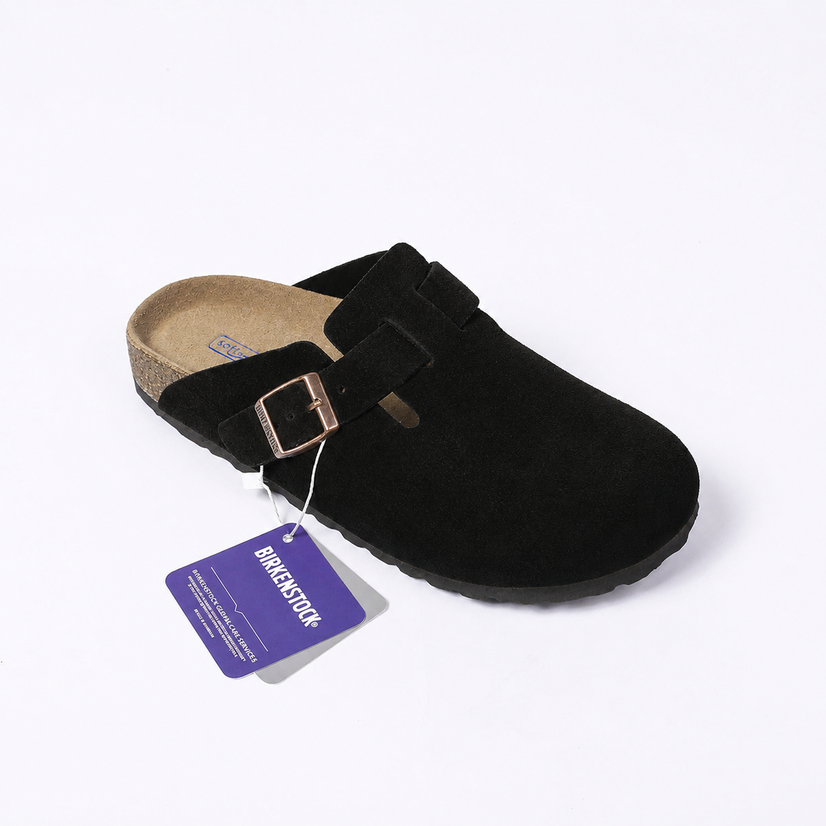 Sabot chiuso taupe con fibbia