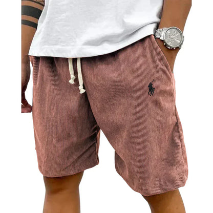 Shorts Casual Comfort Uomo - Rosso ruggine
