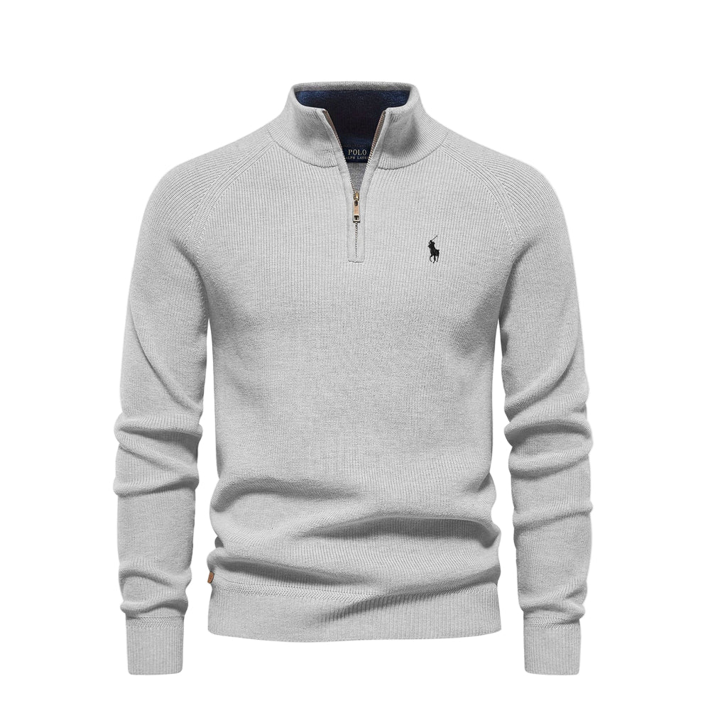 Ralph Lauren | Maglione con zip a metà Black Friday -70% DI SCONTO