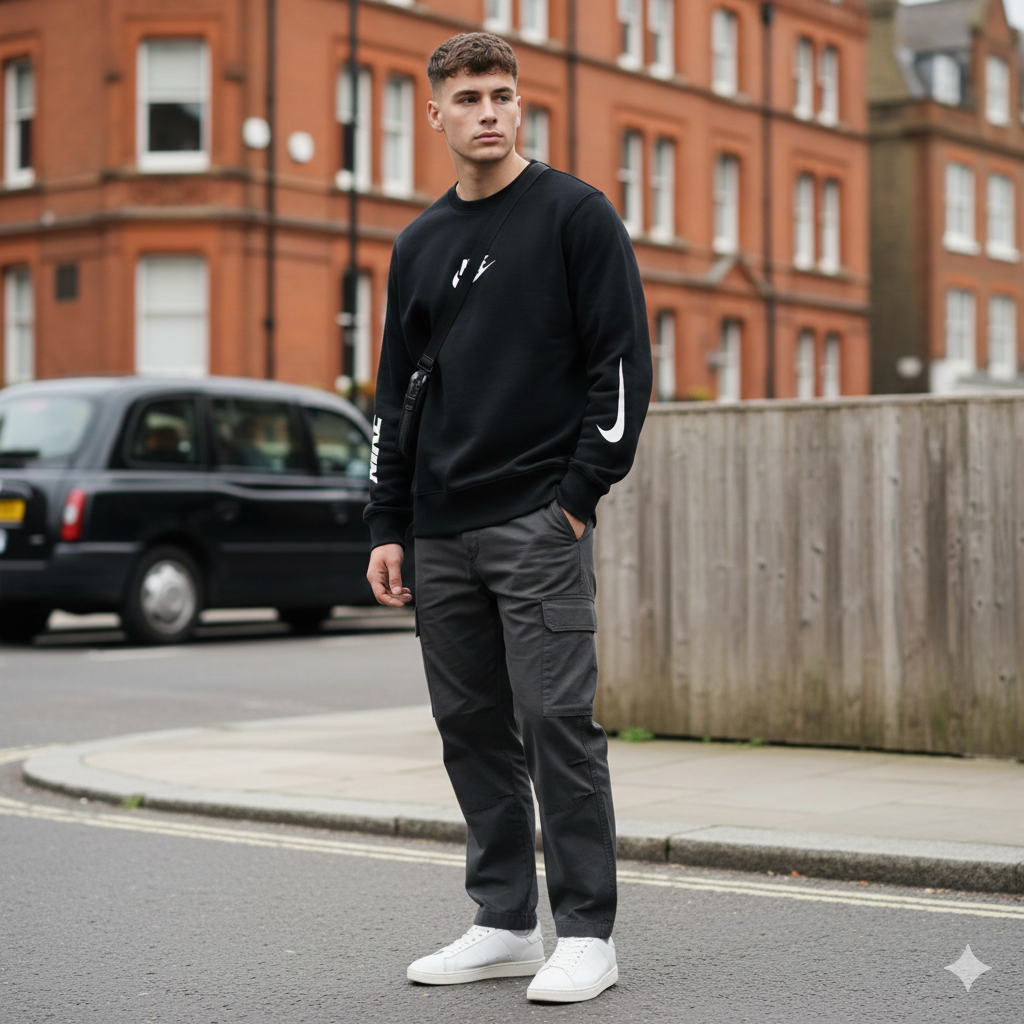 NK™ Premium Minimalist Athletic Crewneck Sweatshirt
