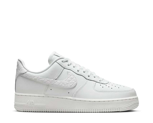 Scarpe da ginnastica basse da donna in pelle bianca