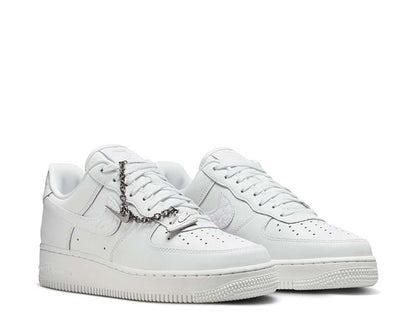 Scarpe da ginnastica basse da donna in pelle bianca