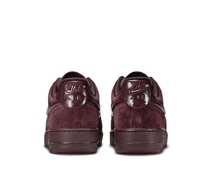 Scarpe da ginnastica in pelle da donna color bordeaux
