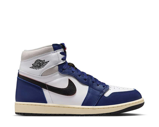 Scarpe da ginnastica alte retrò in pelle con design esclusivo