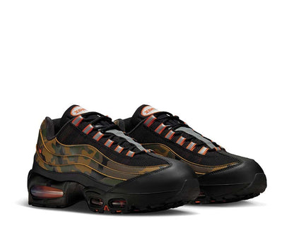Scarpe da ginnastica unisex con ammortizzazione ad aria, colore arancione brillante.