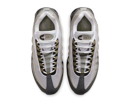 Scarpe da ginnastica donna in stile retrò con ammortizzazione ad aria, colore verde oliva.
