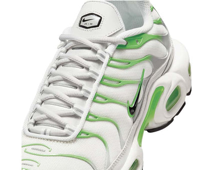 Scarpe da ginnastica da donna con ammortizzazione ad aria, colore verde acceso.