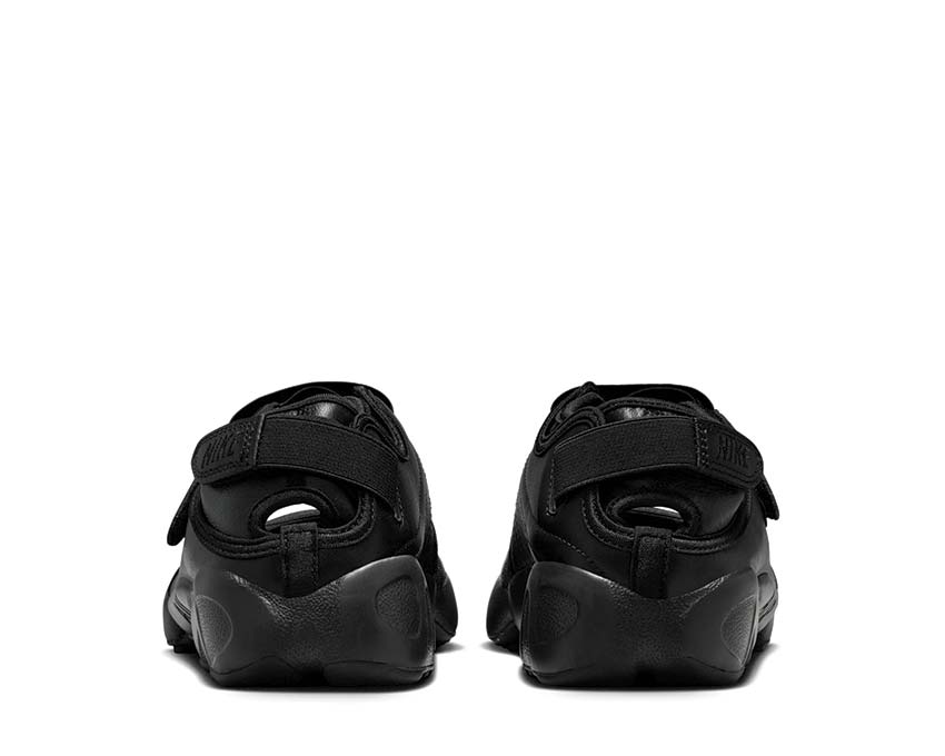 Scarpa sportiva da donna con design aperto e colore nero