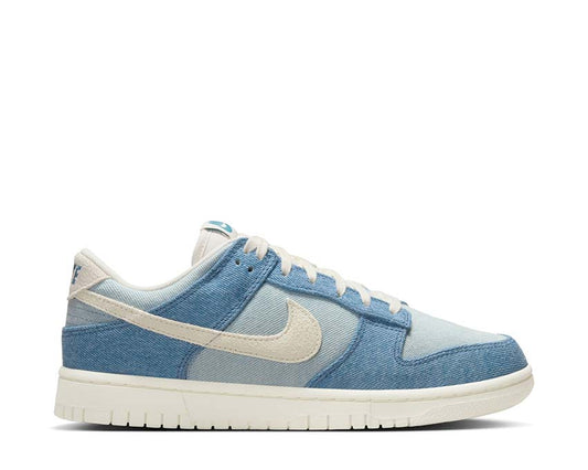 Scarpa bassa in denim blu fumé per donna