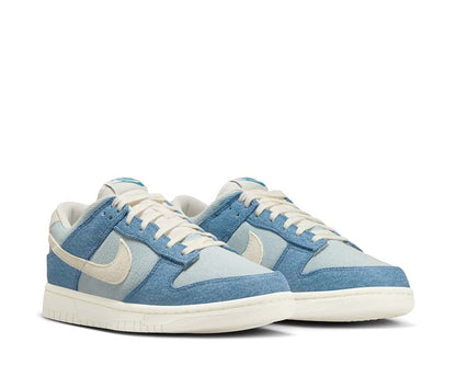 Scarpa bassa in denim blu fumé per donna