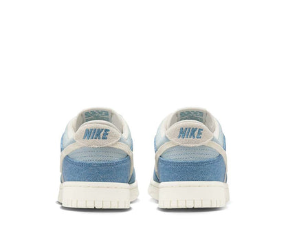 Scarpa bassa in denim blu fumé per donna